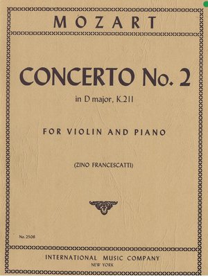 Violin Concerto No.2 D major K.211.